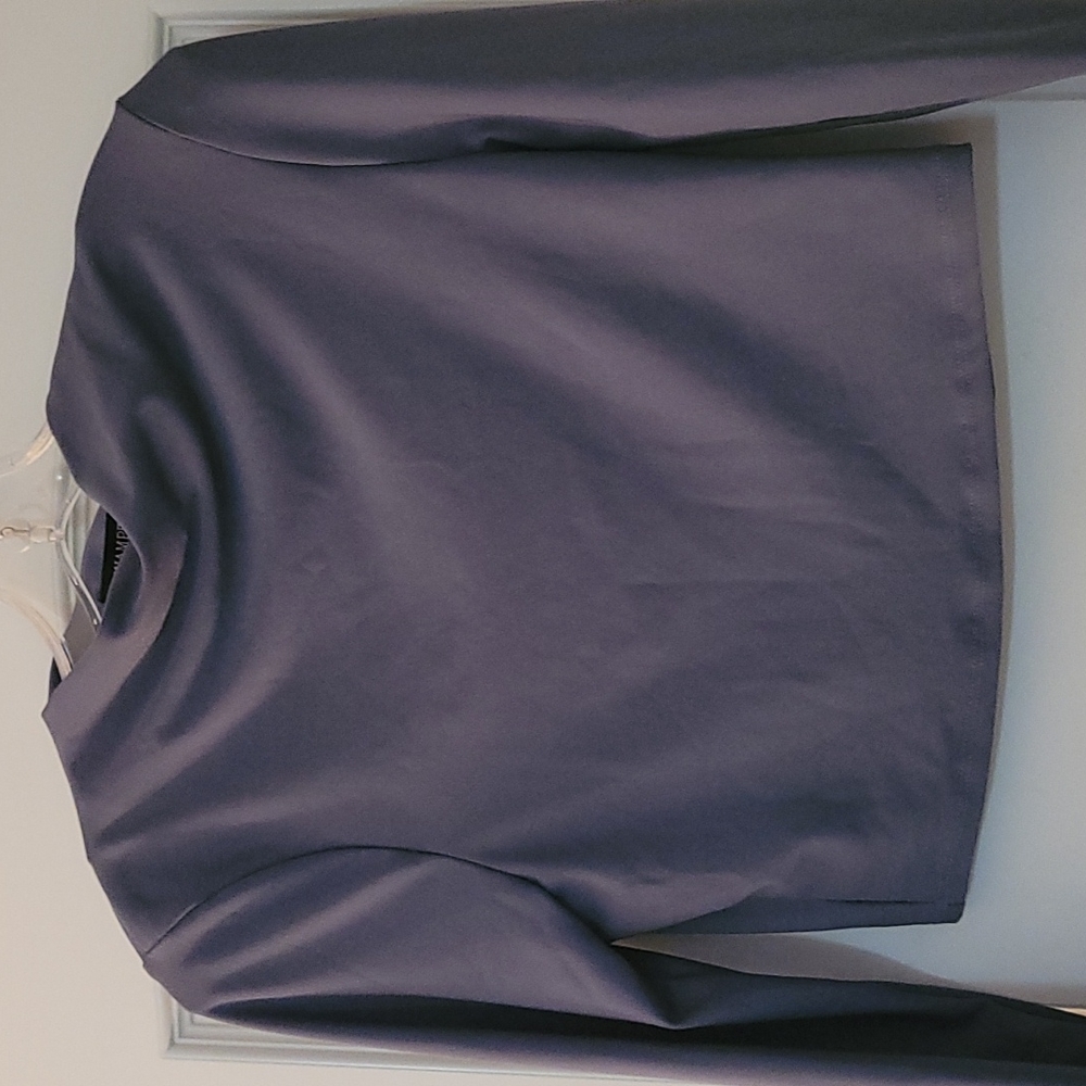 Greyish blue top